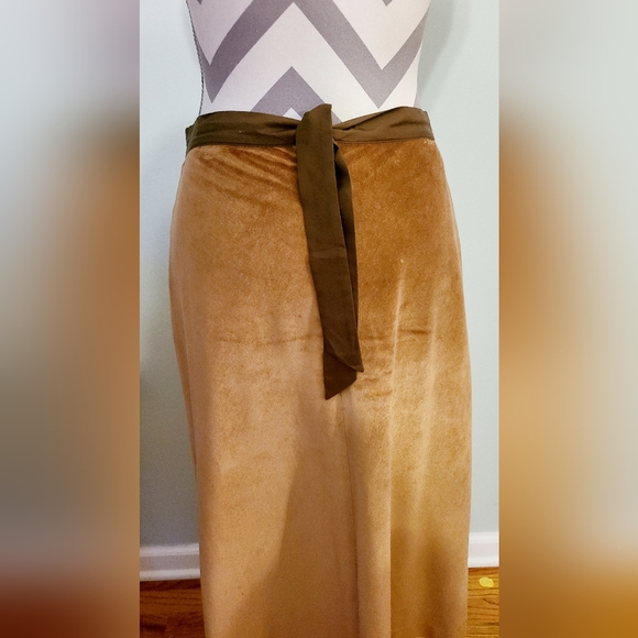 Beautiful Bronze Gold Banana Republic Size 8 fall Skirt - Picture 5 of 10